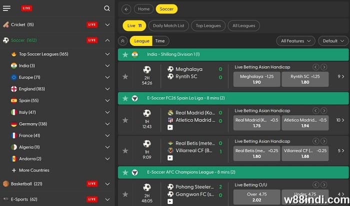 การพนันฟุตบอล โดย x5Bettindi